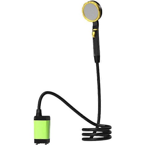 Douche électrique sans fil d'extérieur 9000 mAh, pommeau de douche portable, accessoire de salle de bain, pompe à eau rechargeable sans fil - JBMEDIA (1/4)