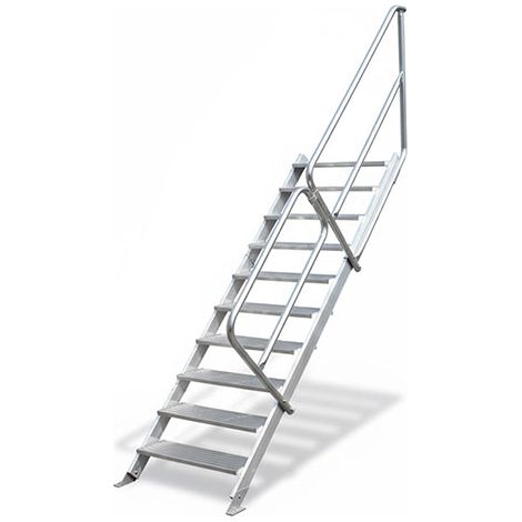 Scala industriale 14 gradini - Altezza raggiungibile 2.82m - Inclinazione 45° - SCA7346/14