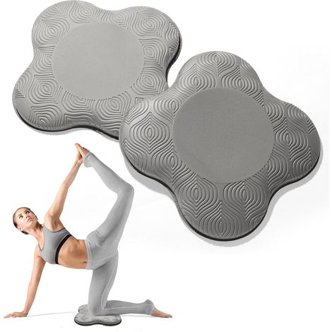 Tapis de yoga pour la prière (2 unités) - Tapis de genoux - Genouillères - Tapis de sport - Support pour genoux - Attelle de genou - Coussin de soutien - Convient pour les genoux, les coudes, les poig (1/5)