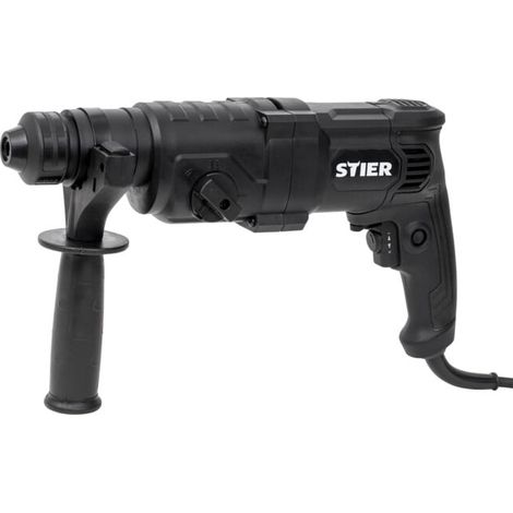 Marteau à percussion STIER SHB-T-4900, 800 W, 3,3 J, 0-4 900 coups/min, attachement SDS-Plus