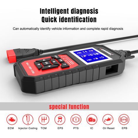 Eosnow Testeur de voiture de remplacement pour mercedes-benz, Scanner OBD II + EOBD, Instrument de Diagnostic, détection, outils d'inspection et de réparation