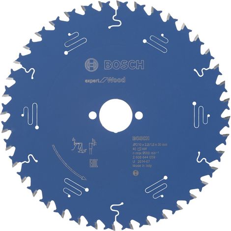 Lame de scie circulaire Bosch Expert Wood 2608644059 210x2,8x30 40Z (1/5)