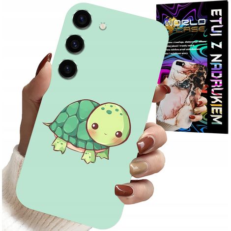 Hülle für Samsung Galaxy S23 Plus – niedliche Schildkrötenmotive für Kinder + Glas (1/5)