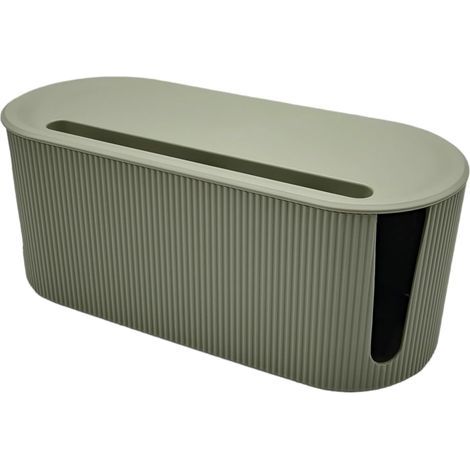 Boite Cache câble, câche multiprise, Boite de Rangement pour câble (绿色) (1/5)