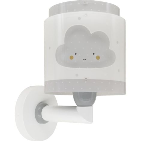 Applique murale enfant Nuage Gris, 76019E, E27 (1/5)