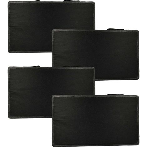 vhbw 4x filtro a carboni attivi sostituisce Miele DKF-8, DKF8, 5182192, 4002514270456, 5182190, 5182191 per cappe aspiranti - 40 x 23,5 x 3 cm
