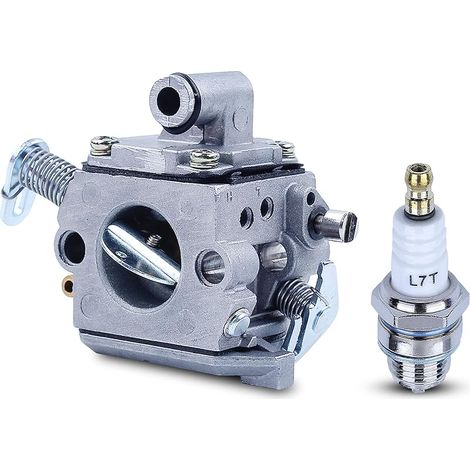 Carburateur pour STIHL 017 018 MS170 MS180 Tronçonneuse, Carburateur avec Bougie Pièces de Rechange Accessoire Remplace pour Zama C1Q-S57 et 1130-120-0603 (1/5)