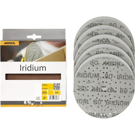 papier abrasif Ø150 mm auto-aggrippant 121 trous grain 80 (1/5)