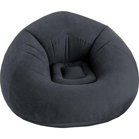 Fauteuil d'Extérieur Gonflable "Bornéo" 100cm Gris Foncé