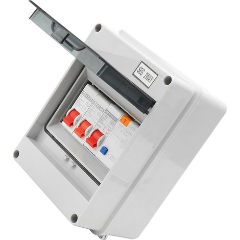 Disjoncteur différentiel miniature bidirectionnel 40 A 30 mA + 2 disjoncteurs miniatures - Exclusivité entrepôt à l'étranger (1/5)