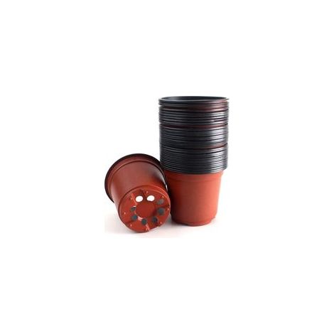 Lot de 50 pots de pépinière en plastique 8 cm, godets pour semis et boutures de fleurs – Léger, réutilisable, drainage optimal– (1/3)