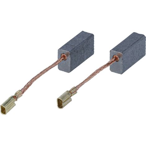 vhbw 2x escobilla de carbón compatible con AEG WS 115 WS 125, WS 500, WS 632, WS 600, WS 601, WS 602, WS 630 herramientas - 15,5 x 8 x 5 mm (1/5)