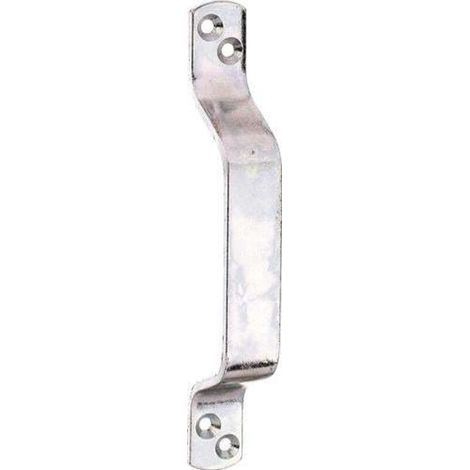 Poignée de porte 190 x 25 mm Surface galvanisée a chaud (Jaune) - GAH- (1/3)