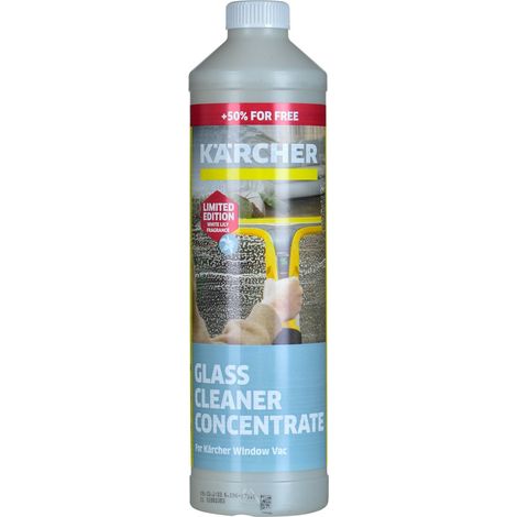 Kärcher Limpiacristales Concentrado Rm 500, Edición Limitada, 750 Ml, para Aspirador de Cristales Wv De Kärcher O Limpieza Manual (1/3)