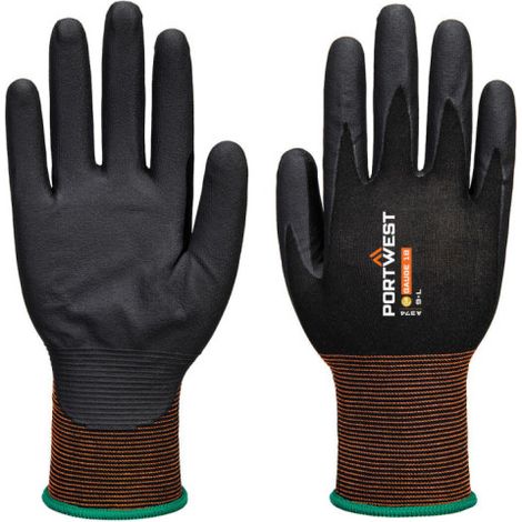 Guante de microespuma de nitrilo GP Grip 18 PORTWEST A374 XXL Negro