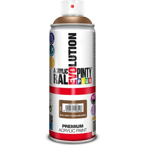 Vernice spray PintyPlus Evolution 520cc RAL 8007 Marrone fulvo