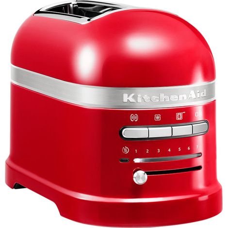 KitchenAid 5KMT2204EER 7 2 fetta/e 1250 W Rosso, Acciaio inox