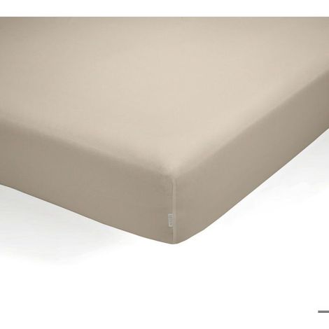 Drap housse Alexandra House Living QUTUN Taupe 200 x 200 cm 200 x 1 x 200 cm (1/2)