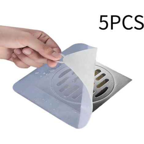 Bouchon de vidange en silicone anti-odeurs, lot de 5, couvercle désodorisant pour égouts, joint étanche pour cuisine, salle de bain et buanderie, efficace et réutilisable (1/5)