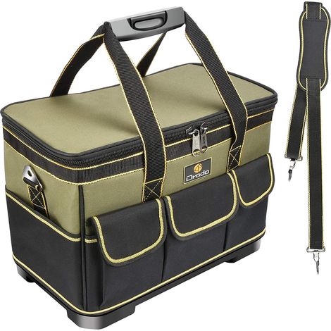 Multifunktionale Werkzeugtasche mit verstellbarem Schultergurt (40 x 23 x 28 cm)