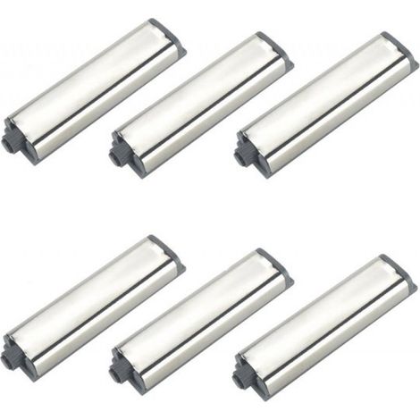 Drucktriegel-Türverschlüsse für Küchenschränke und Kleiderschränke, automatische Federklappe, Touch-Lock zur Schraubbefestigung, 6er-Packung (1/5)