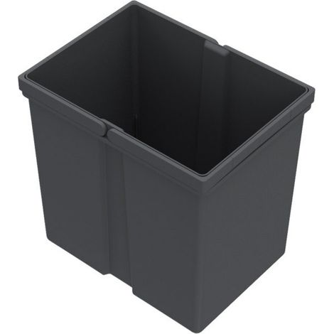 Hettich Abfallsystem-Eimer 17l, AvanTech You Pull 9279392 Kunststoff anthrazit