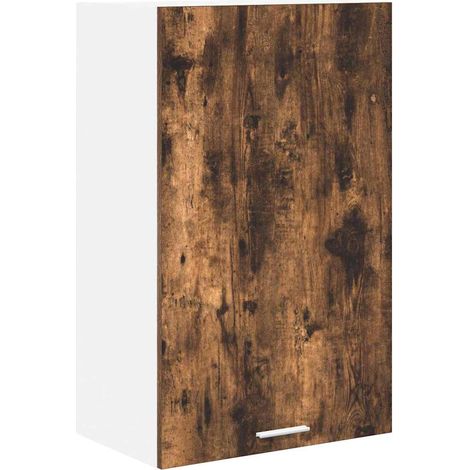 Maison Exclusive - Armadio pensile Rovere Affumicato e Bianco 50 x 31 x 80 cm