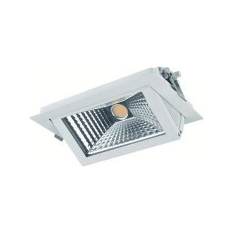 Recessed ceiling tilt SINOPE IP40 Dali,Push LED COB 42W 3745lm CRI82 4000K 69º/97º Bianco