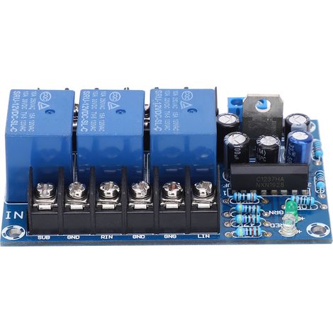 3‑Voies Module Protection Haut‑Parleur Alimentation Simple Ampli Temporisation Retard (1/5)