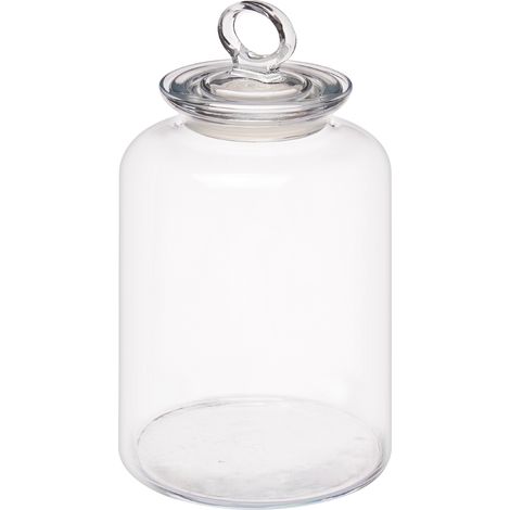 Contenitore in vetro per cereali da 2,64 l, con chiusura a chiave. (1/5)