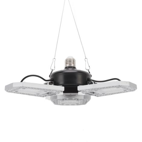 Lampe horticole 220 V à 3 ampoules, pliable, culot à vis E27, 240 LED, spectre rouge-bleu, étanche, pour usage intérieur (1/5)