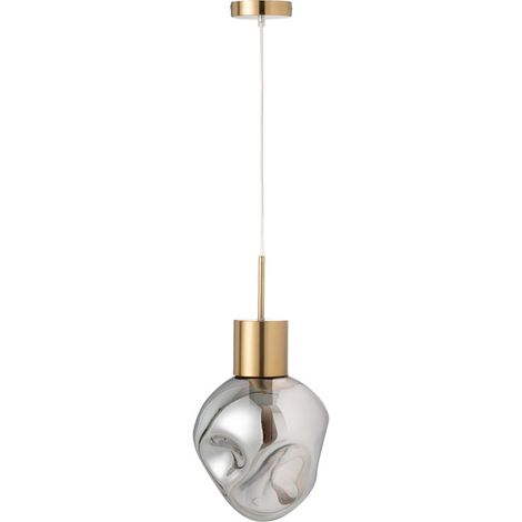 Lampe Suspension Design "Kerri" 160cm Gris (1/5)