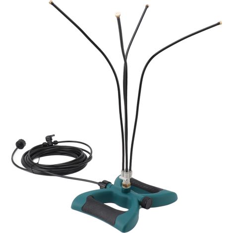 Brumeur Portatif Extérieur avec Tuyau de 10m, Système de Rafraîchissement Flexible, Angle Réglable Anti-Fuite pour Jardin, Filetage UE (1/5)