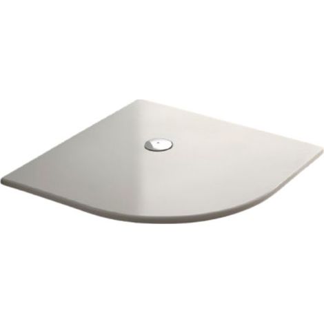 Piatto doccia 100x100 h.3 in acrilico bianco opaco velvet di (1/4)