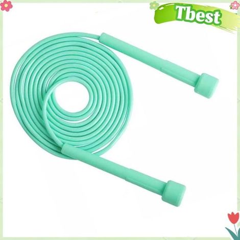 Tbest corde à sauter à vitesse rapide Corde à sauter réglable pour l'entraînement, corde à sauter de Fitness sport sauter Vert (1/5)