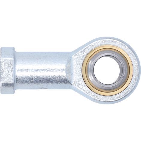Rotule à chape 25mm alésage, embout femelle M20x1.5, articulation sphérique pour liaison mécanique, axe 25mm, acier, usage industriel (1/5)