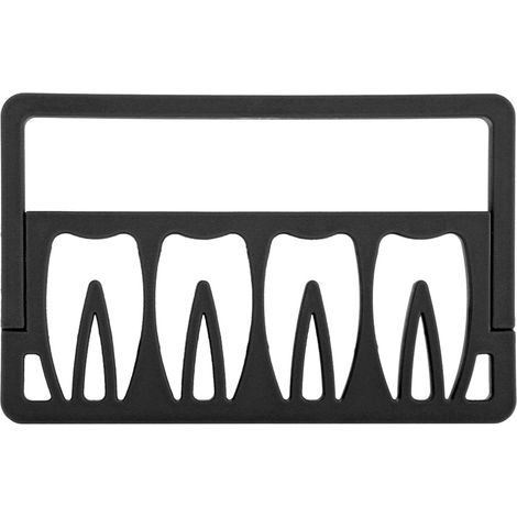3 couleurs, 8 alvéoles, support stérilisable pour limes endodontiques en thérapie canalaire, noir. (1/5)
