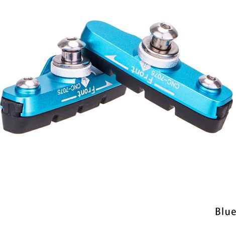 Convient aux plaquettes de frein en alliage d'aluminium pour vélos de route, jantes de roues, plaquettes de frein, cylindres de frein, plaquettes de frein de type C et accessoires pour VTT. (1/5)