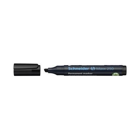 Schneider Permanentmarker Maxx 250 125001 2-7mm Keilspitze schwarz