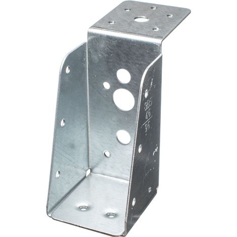 Sabot aile intérieure avec lèvre galvanisé pour poutres de 4.5 x 9 cm - Par pièce (1/3)