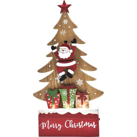 Babbo Natale canterino in movimento decorazione natalizia -Albero (1/3)
