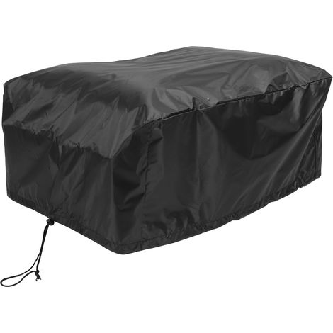 Housse de climatiseur pour camping-car avec cordon de serrage, tissu Oxford 210D résistant à l'eau, protection solaire sur le toit, protection AC pour les voyages extérieurs, grande taille : 42,5 x 30 (1/5)