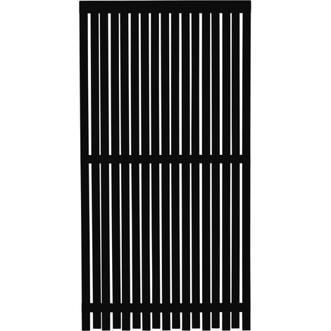 Plus Zaun Nagano 90 x 180 cm RAL 9005 Schwarz (1/3)