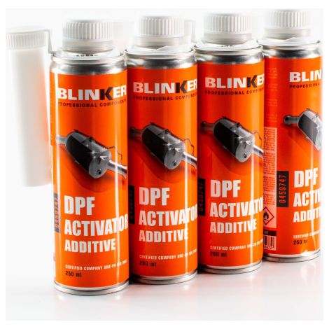 DPF Activator Additive Blinker Régénérateur FAP Filtre à particules 250ml - Lot de 4