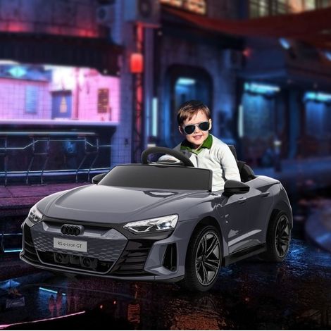 Auto elettrica per bambini 12V Audi RS e-tron GT, telecomando 2,4 GHz OKMYHOME (1/5)