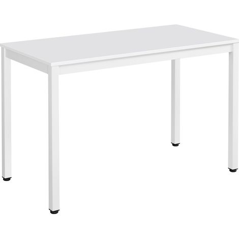 Tavolo rettangolare Tessa 120x60 cm in bianco minimal (1/5)