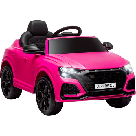 Audi RS Q8 6V Kids Electric Ride On Car Toy w/ Remote USB Bluetooth Pink (1/5)