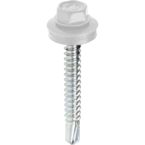 Vis H acier VHA 4,8 x 19 blanc
