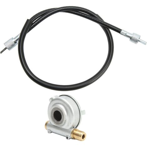 Engranaje de velocímetro de 12 mm, conveniente para usar con un cable de velocímetro de 610 mm, rendimiento de reemplazo directo para motocicleta. (1/5)