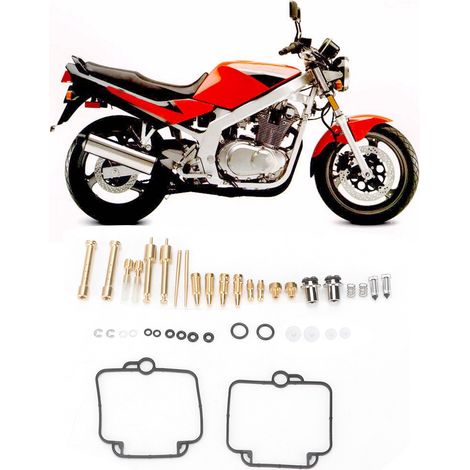 2 Kits de Réparation Carburateur pour Suzuki GS500E DR250S DR350S - Pièces de Rechange et Rénovation Moteur
